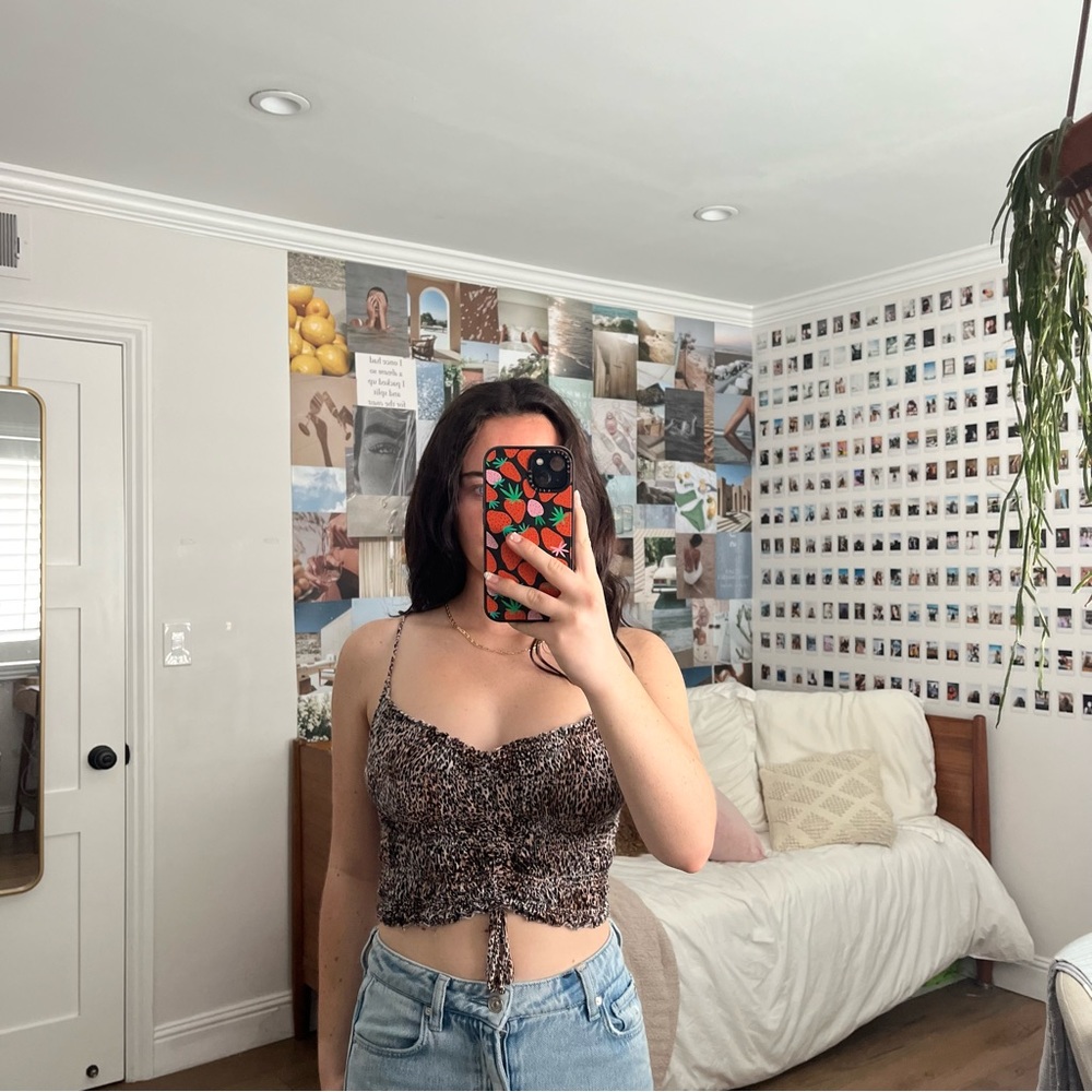 Cheetah Print Urban Outfitters Top